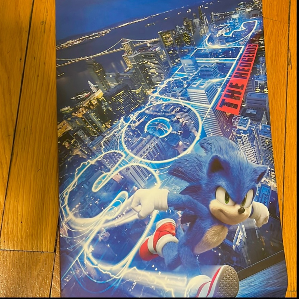 SONIC The hedgehog poster